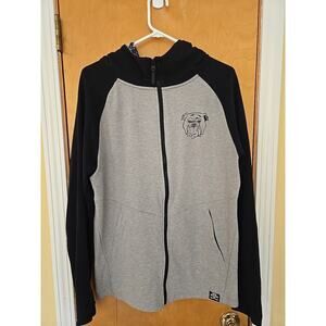 Rarr Full Zip Cotton Long Sleeve Hoodie Sweatshirt Size Large Mens